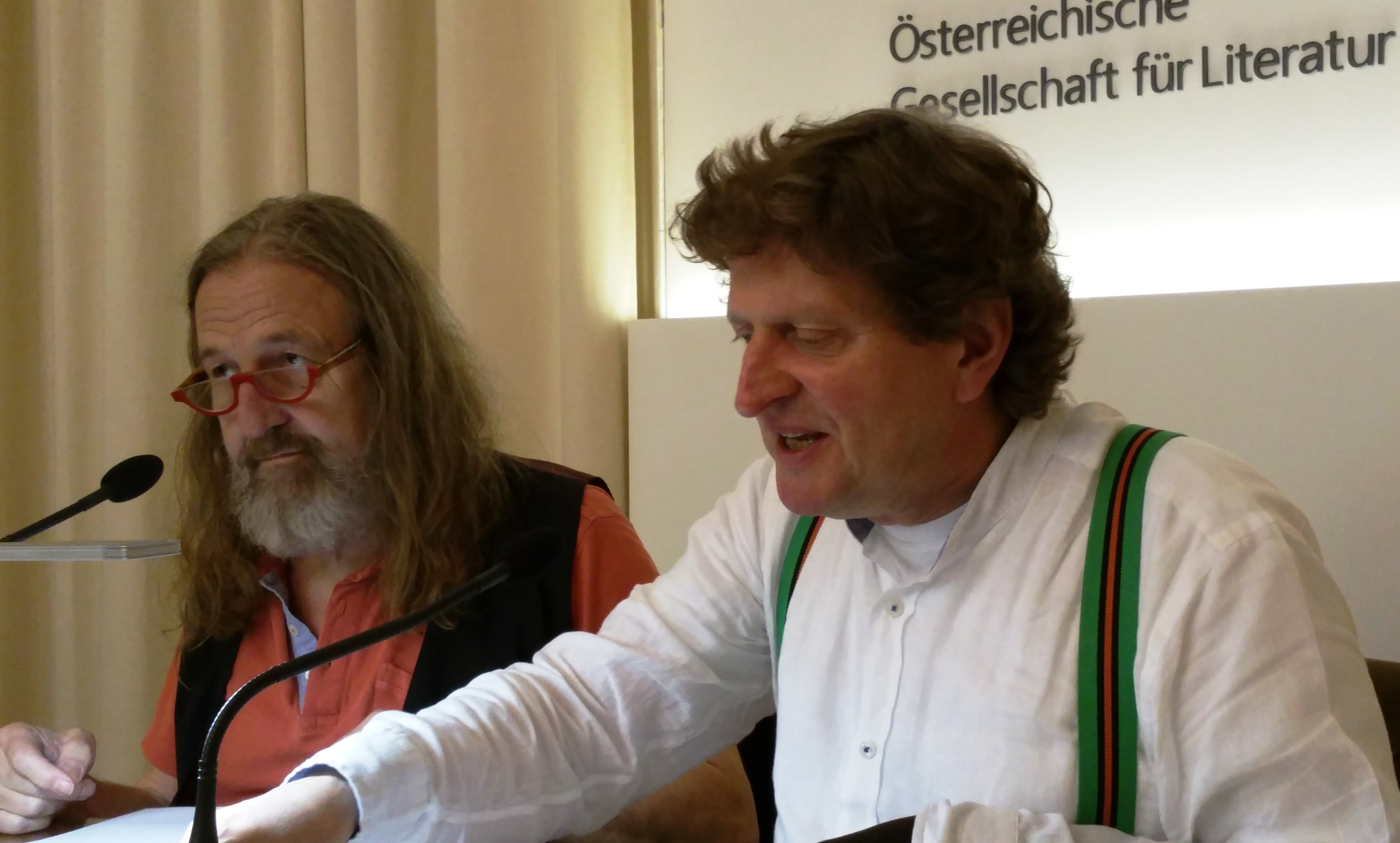 Manfred Chobot und Anton G. Leitner in Wien